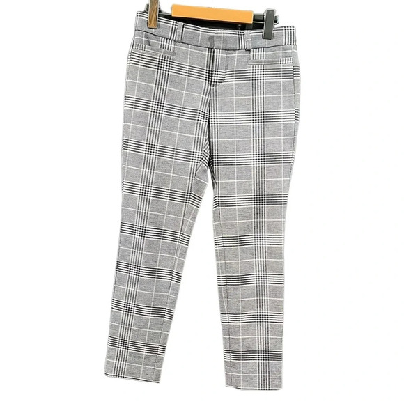 Banana Republic gray and white stripped pants, size 00 - Picture 1 of 5